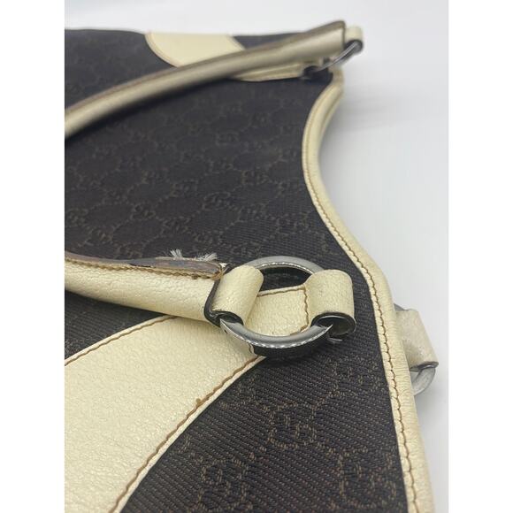 Gucci Logo Canvas Tote/Shoulder Bag - Picture 11 of 12